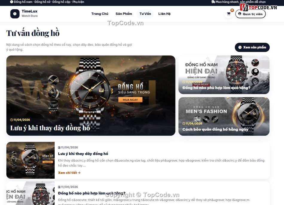 Web đồng hồ,ebsite bán đồng hồ,bán đồng hồ